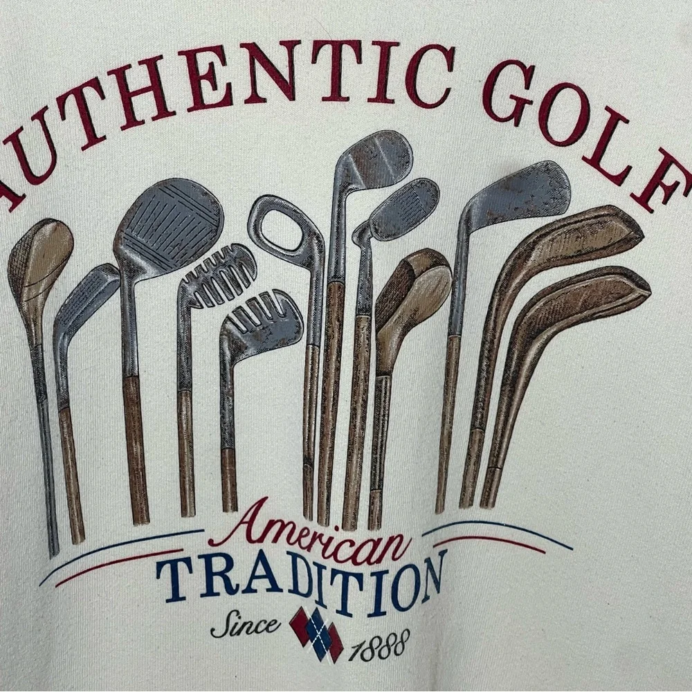 Vintage gault sand authentic golf crewneck‎